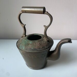 Antique Gooseneck Copper Kettle 19th Century